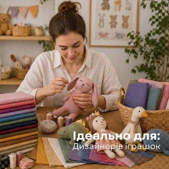 Набор лоскутов для рукоделия 42 шт 34х34 см трикотаж хлопок, 1 кг разные цвета, набор ткани для пэчворка 8-36478 фото