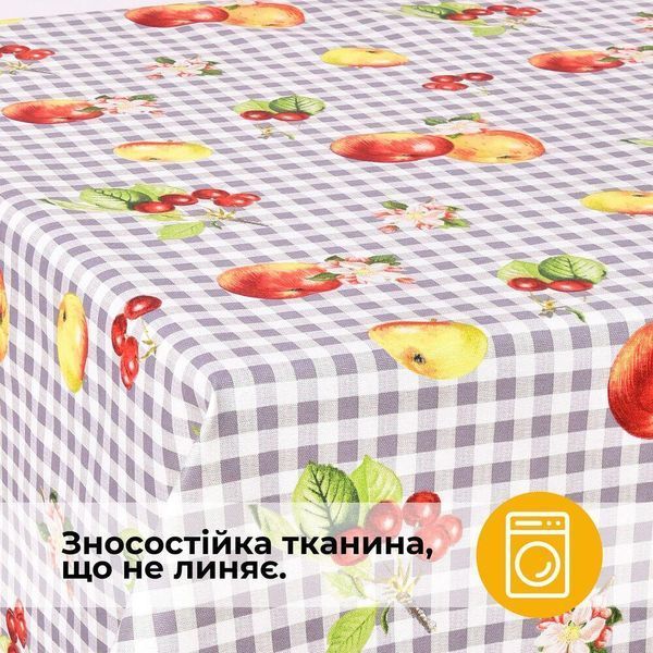 Скатерть с водоотталкивающей пропиткой IDEIA 140х170 см хлопок яблоки 8-13477*044 фото