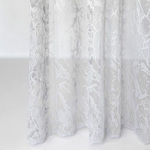 Тканина тюль жаккард Мікрія 285 см 57 гр/м2 тюлева тканина, тканина для тюлю, тюль, гардини, жаккардова тюль 19415*002 фото