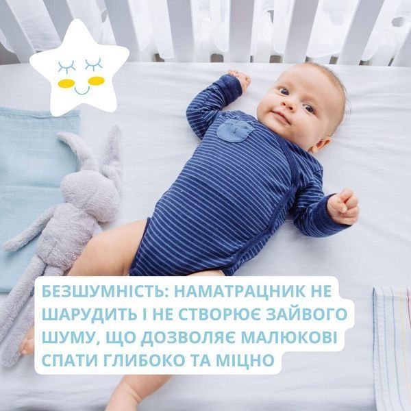 Наматрасник детский Aqua Stop с бортом ТM PAPAELLA 60х120х15 см 8-10816 фото