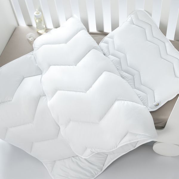 Подушка детская Comfort ТM PAPAELLA 40х60 см зигзаг/білий 8-29615*003 фото