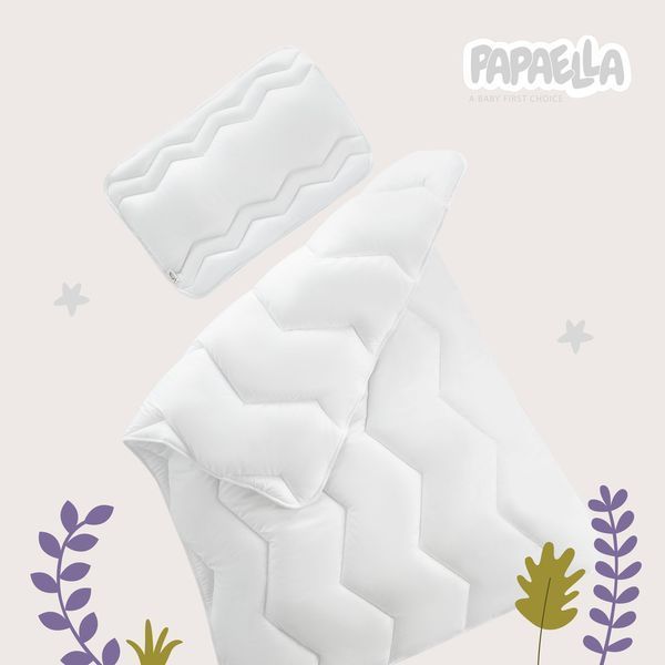 Подушка детская Comfort ТM PAPAELLA 40х60 см зигзаг/білий 8-29615*003 фото