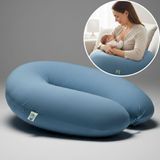 Подушка для вагітних і годування 30х190 см SeiDesign трикотаж гіпоалергенна, наволочка з бавовни з блискавкою м'ята 8-36178*001 фото