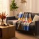 Плед покрывало хлопковое Kassandra TM IDEIA 150x220 см квадро 8-29914*009 фото 10