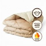 Ковдра вовняна Woolly 175х210 см IDEIA 400 г/м2 зимова, тепла, натуральна, овеча вовна 8-36190 фото
