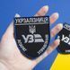 Шеврон нашивка на липучці Укрзализныця Аппарат Управления 8х9,5 см серебро 800029686*002 фото 2