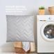 Подушка NORDIC COMFORT+ IDEIA 70х70 см чохол стьобаний з блискавкою антиалергенне волокно сіра 8-34695*002 фото 8