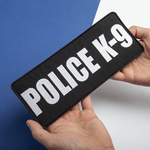 Набір шевронів 3 шт на липучці Police K-9, вишиті патчі нашивки 800029895 фото