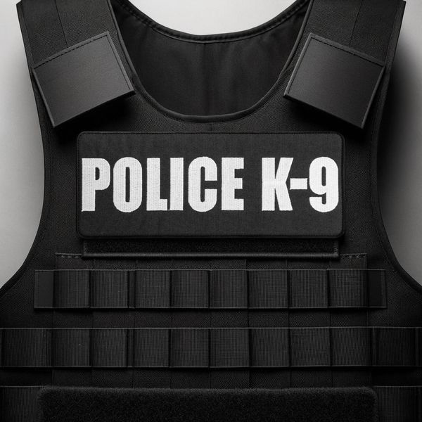 Набор шевронов 3 шт на липучке Police K-9, вышитые патчи нашивки 800029895 фото