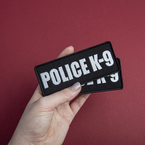 Набор шевронов 3 шт на липучке Police K-9, вышитые патчи нашивки 800029895 фото