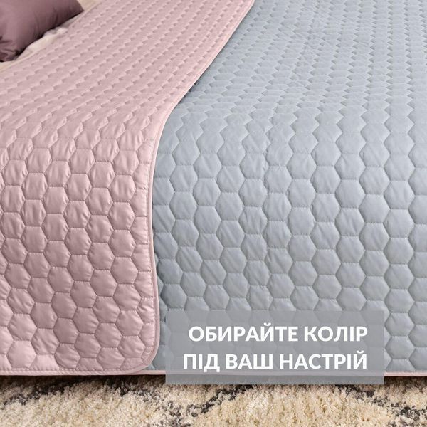 Покривало на ліжко Silhouette 240x260 IDEIA двостороннє, міцне стьобання тканини, антиалергенна волокона 8-35591*001 фото