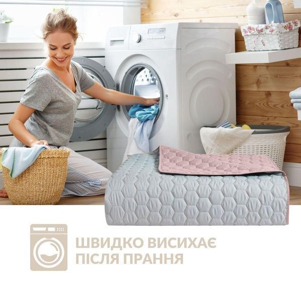 Покривало на ліжко Silhouette 240x260 IDEIA двостороннє, міцне стьобання тканини, антиалергенна волокона 8-35591*001 фото