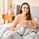 Одеяло NORDIC COMFORT всесезонное 200х220 см серый перламутровый 8-34651*002 фото 9