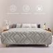Одеяло NORDIC COMFORT всесезонное 200х220 см серый перламутровый 8-34651*002 фото 3