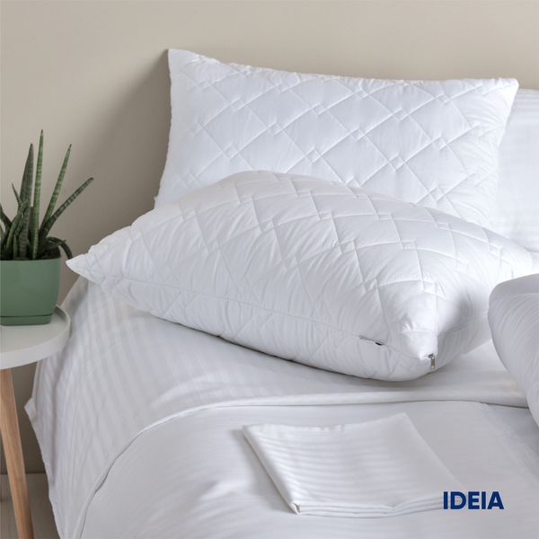 Подушка готельної серії Standart Plus ТМ IDEIA 70х70 см, з блискавкою 8-31090 фото