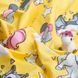 Ткань бязь ранфорс для постельного белья, хлопок, 130 гр/м2, 240 см 8919/10 Единорог желтый 04-18780*115 фото 4