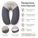 Подушка для вагітних і годування ТМ PAPAELLA з ґудзиком 30х190 см горошок сірий 8-31481*001 фото 8