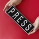 Шеврон нашивка на липучке для журналистов PRESS ПРЕССА, вышитый патч 8х25 см 800029419 фото 4