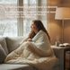 Одеяло шерстяное Woolly 140х210 см IDEIA 400 гр/м2 зимнее, теплое, натуральное, овечья шерсть 8-36189 фото 6