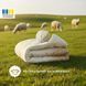Одеяло шерстяное Woolly 140х210 см IDEIA 400 гр/м2 зимнее, теплое, натуральное, овечья шерсть 8-36189 фото 5