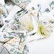 Ткань бязь ранфорс для постельного белья, хлопок, 130 гр/м2, 240 см 9.27731/16 Вьюнок Petrol 04-18780*185 фото 4