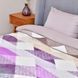 Плед покрывало хлопковое Kassandra TM IDEIA 150x220 см лилово/беж 8-29914*012 фото 3