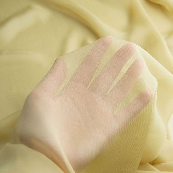Тканина шифон 50 г/м2 140 см IDEIA напівпрозора, ніжна, з легким блиском, для блуз, суконь, декору та аксесуарів 04-20848*032 фото