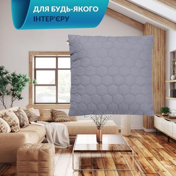 Набір подушок 2 шт декоративних IDEIA Silhouette 50х50 сірий 8-35506*002 фото