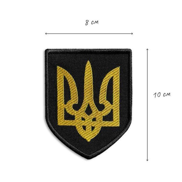 Набір шевронів на липучці Патріотичний 3 шт. олива/чорний 800029495*002 фото
