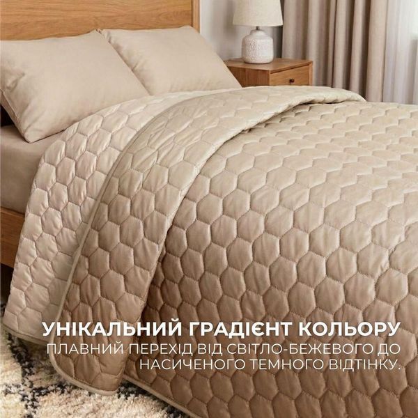 Покрывало на кровать Silhouette 220x240 IDEIA двухстороннее, прочная стежка ткани, антиаллергенное волоконо 8-35590*002 фото