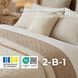 Покрывало на кровать Silhouette 220x240 IDEIA двухстороннее, прочная стежка ткани, антиаллергенное волоконо 8-35590*002 фото 9
