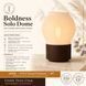 Дизайнерський світильник Boldness Solo Dome (з лампою Едісона), білий, темне дерево основа 120526-02 фото 2