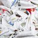 Ткань фланель хлопок 240 см 170 гр/м2, мягкая ткань для постельного белья, пеленок 10.27285/6 Автомобили серая 04-20948*010 фото 3