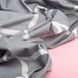 Тканина бязь ранфорс для постільної білизни, бавовна, 130 гр/м2, 240 см 20311 v-06 Хвилі сірі 04-18780*150 фото 4