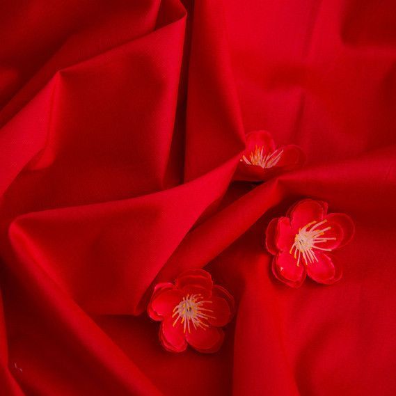 Тканина поплін cotton IDEIA 120 г/м2 140 см натуральна бавовняна тканина з еластаном для одягу та текстилю 04-21018*005 фото