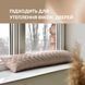 Подушка валик 15х90 см декоративная IDEIA утеплитель для окон и дверей антиалергенная беж косичка 8-35023*005 фото 2