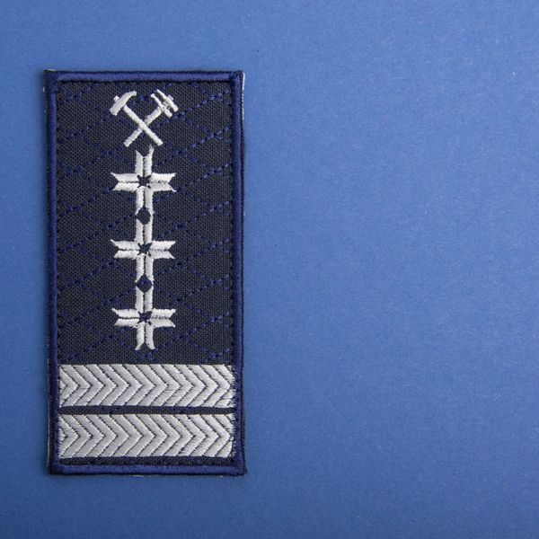 Шеврон на липучці Укрзалізниця Погон менеджер, помічник директора, начальник відділу 5х10 см 800029645 фото