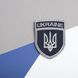 Шеврон нашивка на липучке Укрзалізниця Україна 7х9 см борт срібло 800029662*002 фото 2