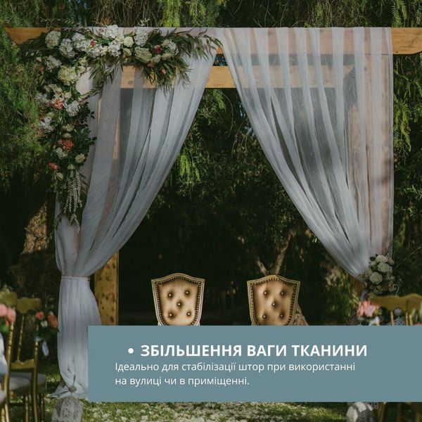 Шнур утяжелитель для штор 22 гр/м 30051 фото