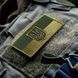 Набір шевронів 2 шт з липучкою Герб хакі 8х10 см і Прапор хакі 5х10 см 800029774 фото 2