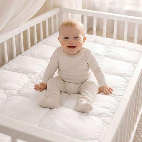 Ковдра дитяча у ліжечко 100х135 см Soft PAPAELLA штучний пух, гіпоалергенна, супер м'яка тепла 8-11863*002 фото