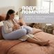 Подушка для вагітних і годування 30х190 см PAPAELLA гіпоалергенна, наволочка з бавовни на блискавці горошок 8-31484*001 фото 4