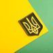 Набор шевронов 2 шт с липучкой Герб Трезубец Украины 6х8 см желтый на хаки, вышитый патч 800029904 фото 9