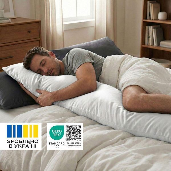 Наволочка для подушки S-Form TM IDEIA 40х130 см белая 08-13230*013 фото