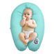 Подушка для беременных и кормления ТМ PAPAELLA 30х190 см + карабин горошек зелений 8-31885*002 фото 1