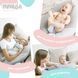 Подушка для беременных и кормления ТМ PAPAELLA 30х190 см + карабин горошек зелений 8-31885*002 фото 9