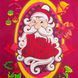 Ткань полотенечная вафельная Merry Christmas, 150 см, 160 гр/м2, вишневая 128023 фото 2