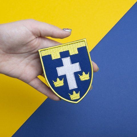 Шеврон нашивка на липучці Бригада 124 ТРО Херсон 7,6х9,2 см 800029771 фото