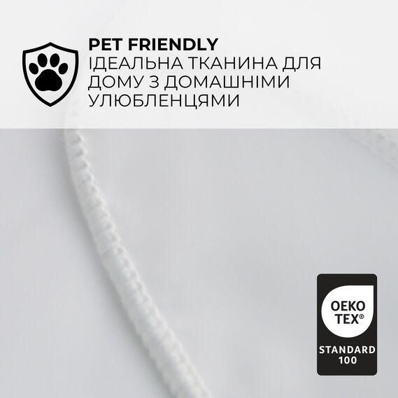 Тканина тюль вуаль шовк 320 см, 50 г/м2 IDEIA легка напівпрозора тюль для штор та декору з ефектом персика 04-21001*002 фото