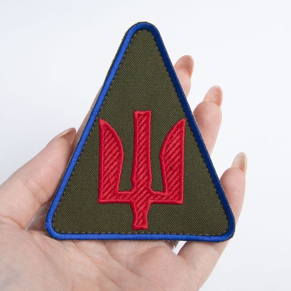 Шеврон на липучці Зенітно-ракетних та авіаційних військах України 8х9 см хакі 800029617 фото